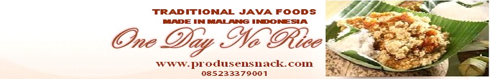 Produsen Snack, Tiwul Instan, Makanan Tradisional