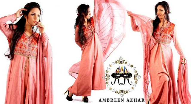 Women's Party Wear Clothes By Ambreen Azhar 2013