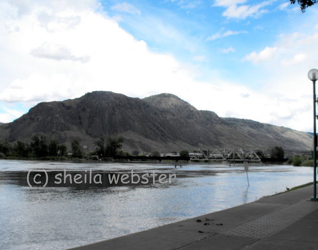 Mt. Paul and Peter are seen from the Riverside Park in Kamloops