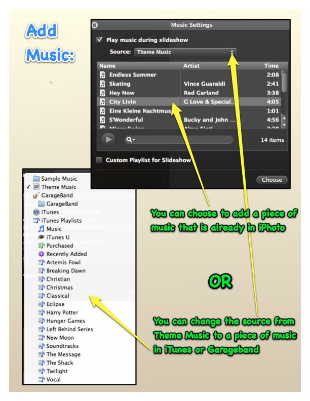 Tech Tidbits Make an iPhoto Slideshow in 15 Minutes or Less