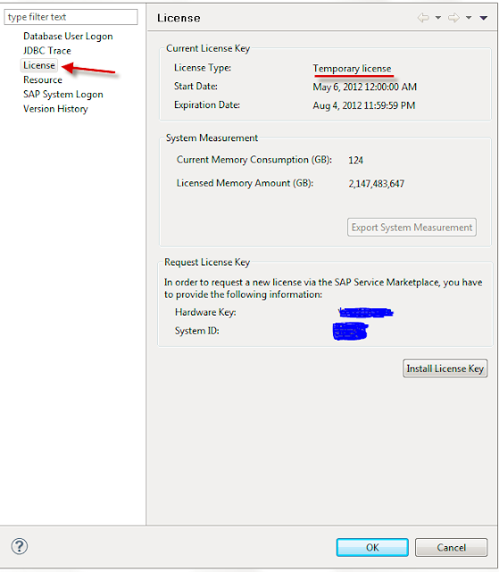 SAP HANA SAP HANA License Management