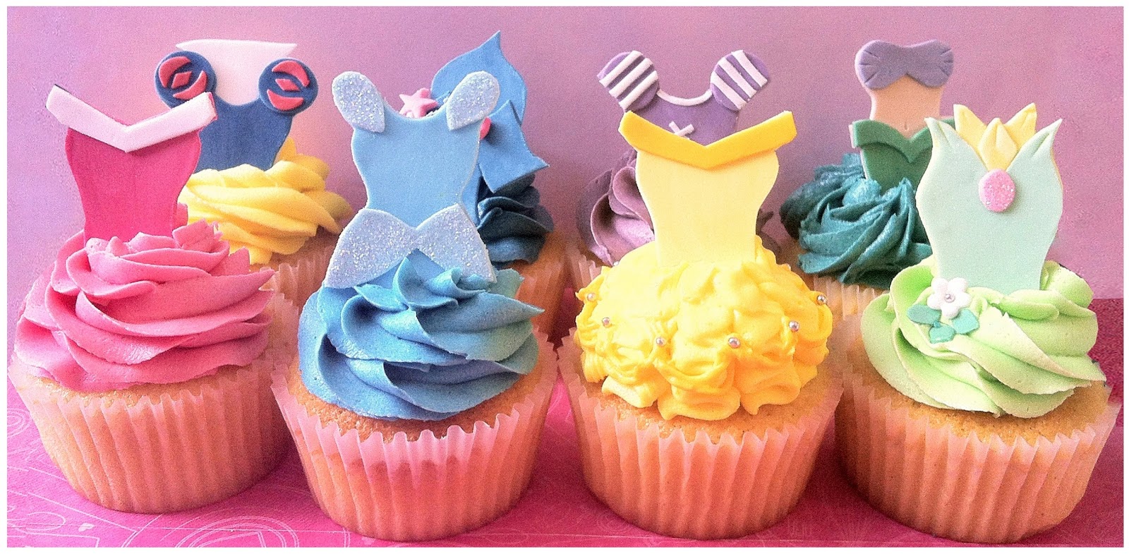 top the cupcake: Disney Princess cupcake tutorial #1 ...