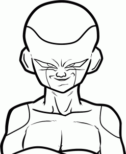 FACIL DE DESENHAR COMO DESENHAR o FREEZA de DRAGON BALL passo a passo 