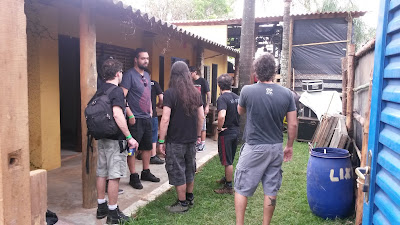 Backstage area @ Metal Land Fest - Brasil Backstage do Metal Land em Altinópolis