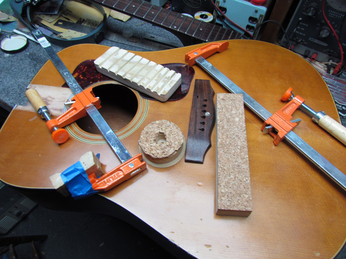 Gluing Neck Onto Guild Acoustic Guitar Crawls Backward (When Alarmed)