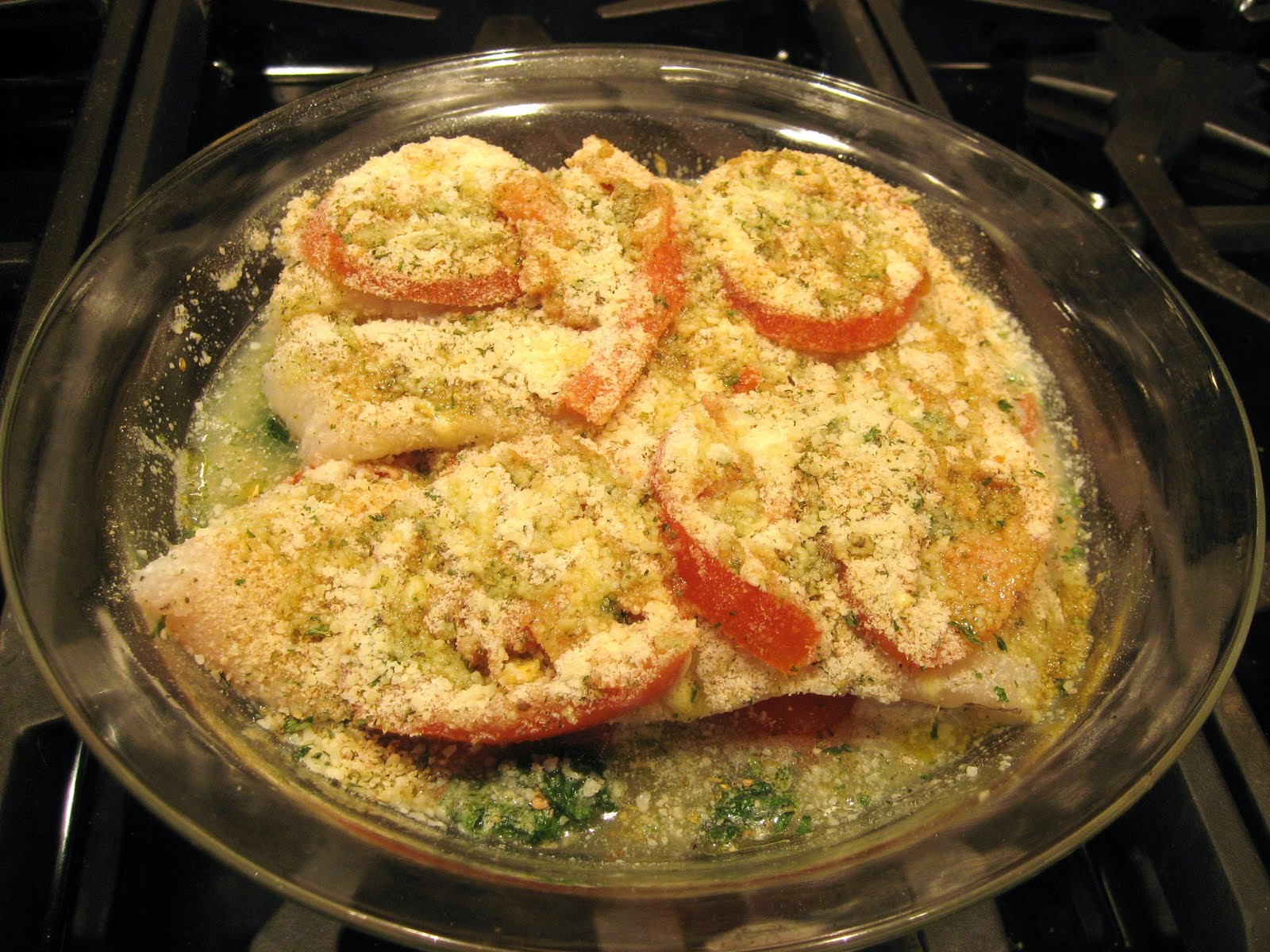 Everything Tasty from My Kitchen Baked Haddock with Spinach and Tomatoes