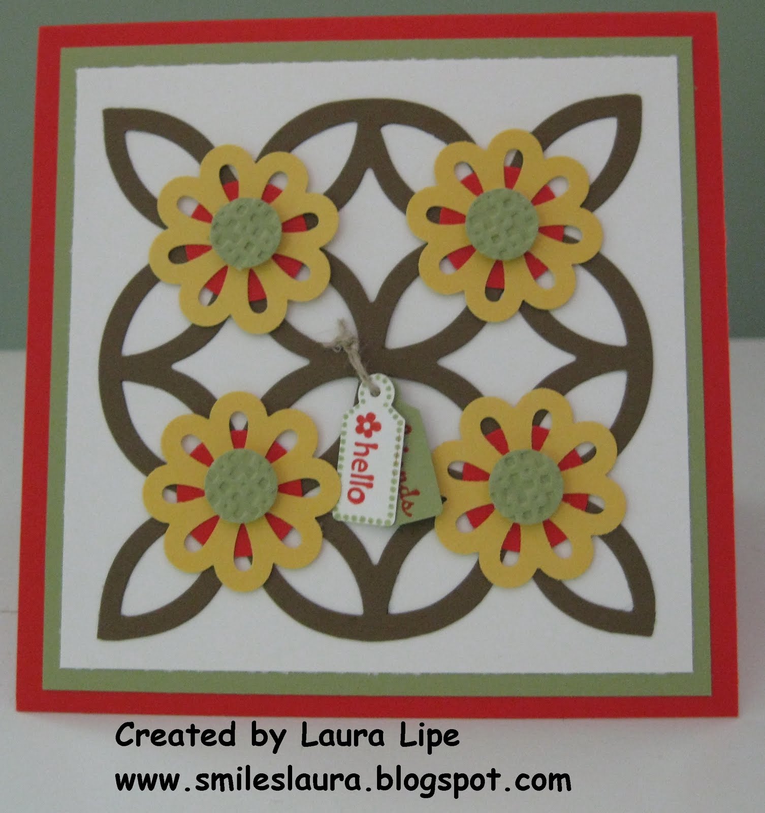 Smiles, Laura Two Triple Layer Punch Flower Shares....