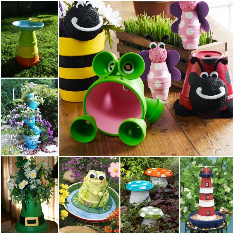 Painting Clay Pots Yard Art Painting Clay Pots Yard Art