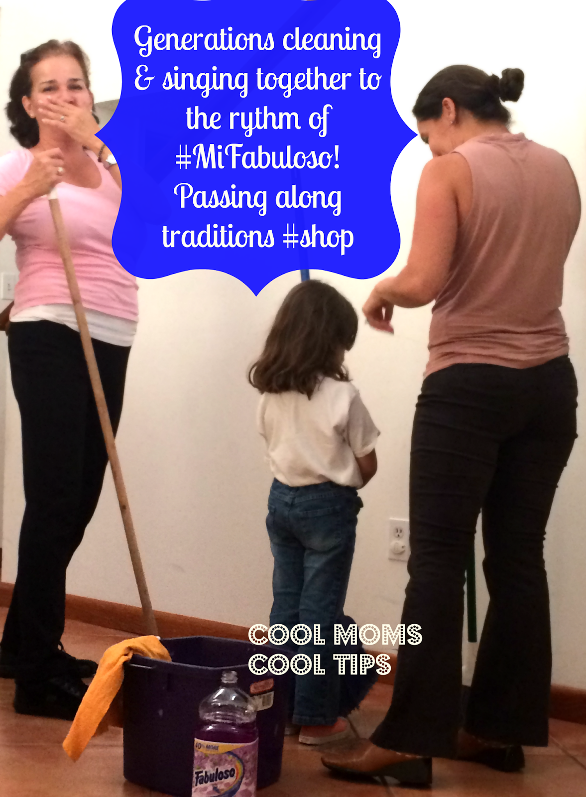 Cool Moms Cool Tips #MiFabuloso #shop #CollectiveBias family cleaning together