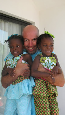 Daddy with Tessa and Sophie