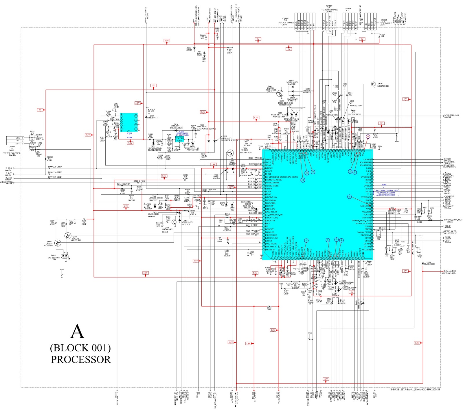 Sony Trinitron Kv Hw212m60 - Circuit Diagram