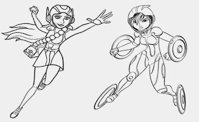 Straightforward Design Printable Big Hero 6 Cartoon Pictures Disney Coloring Pages For Kids Artwork