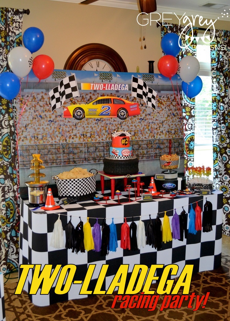 Greygrey Designs My Parties Lachlan S Two Lladega Nascar