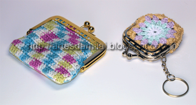 Porta moedas em crochet Porta moedas em crochet