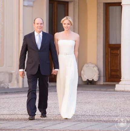 Prince Albert and Princess Charlene are expecting their first child in 2014