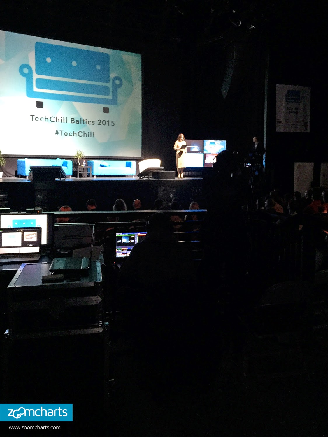 a speaker introduces the next presenter on stage at the techchill baltics 2015 emerging technology conference which took place on february 10 at the a speaker introduces the next presenter on stage at the techchill baltics 2015 emerging technology conference which took place on february 10 at the