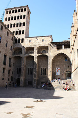 Palau Reial in Plaça del Rei Palau Reial in Plaça del Rei