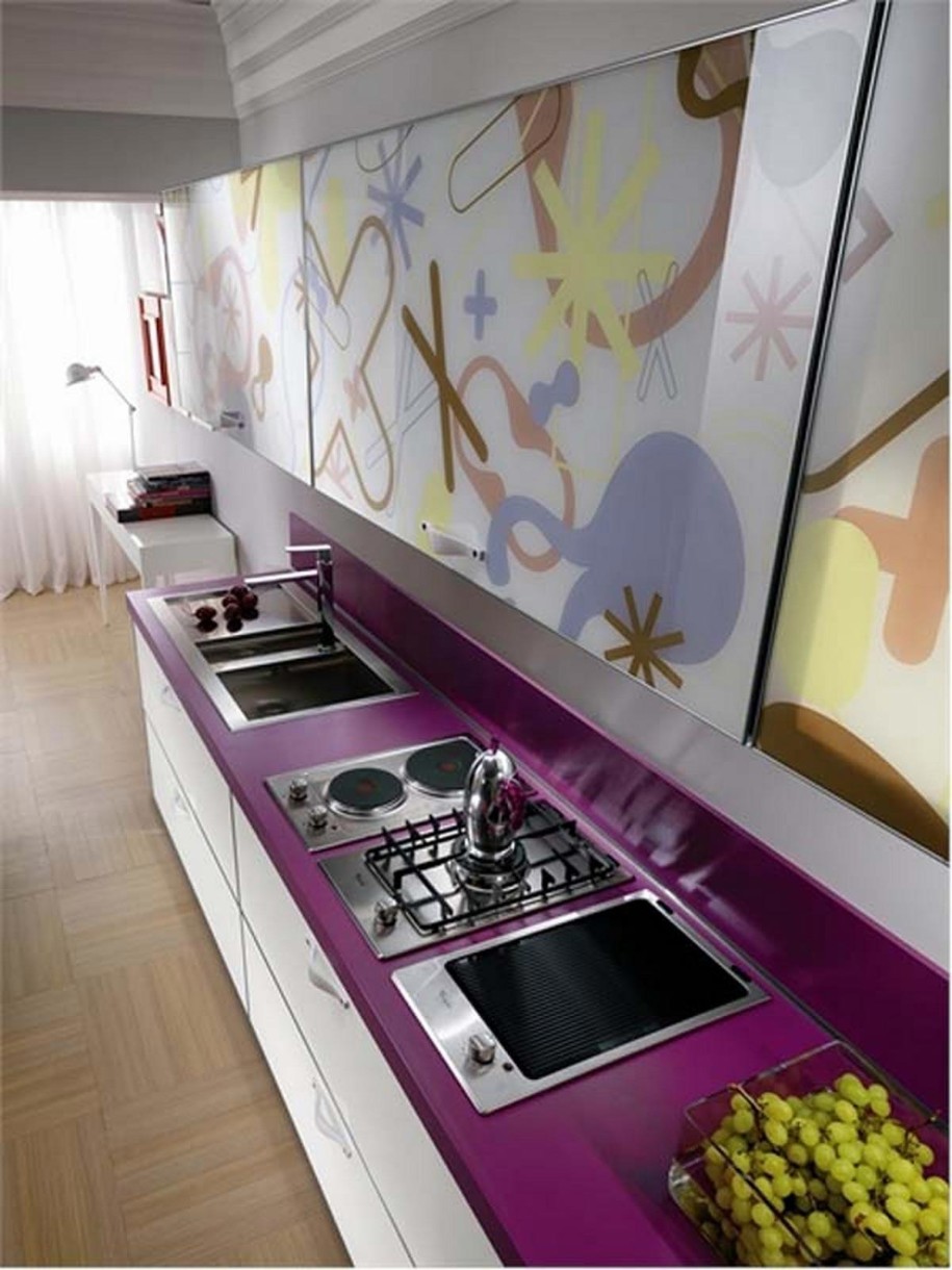 Home987 Blogspot Com Purple Kitchen Finish With Astonishing