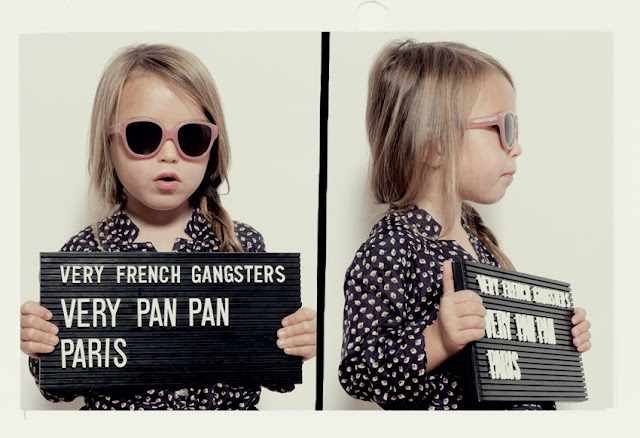 Very French Gangsters óculos criança