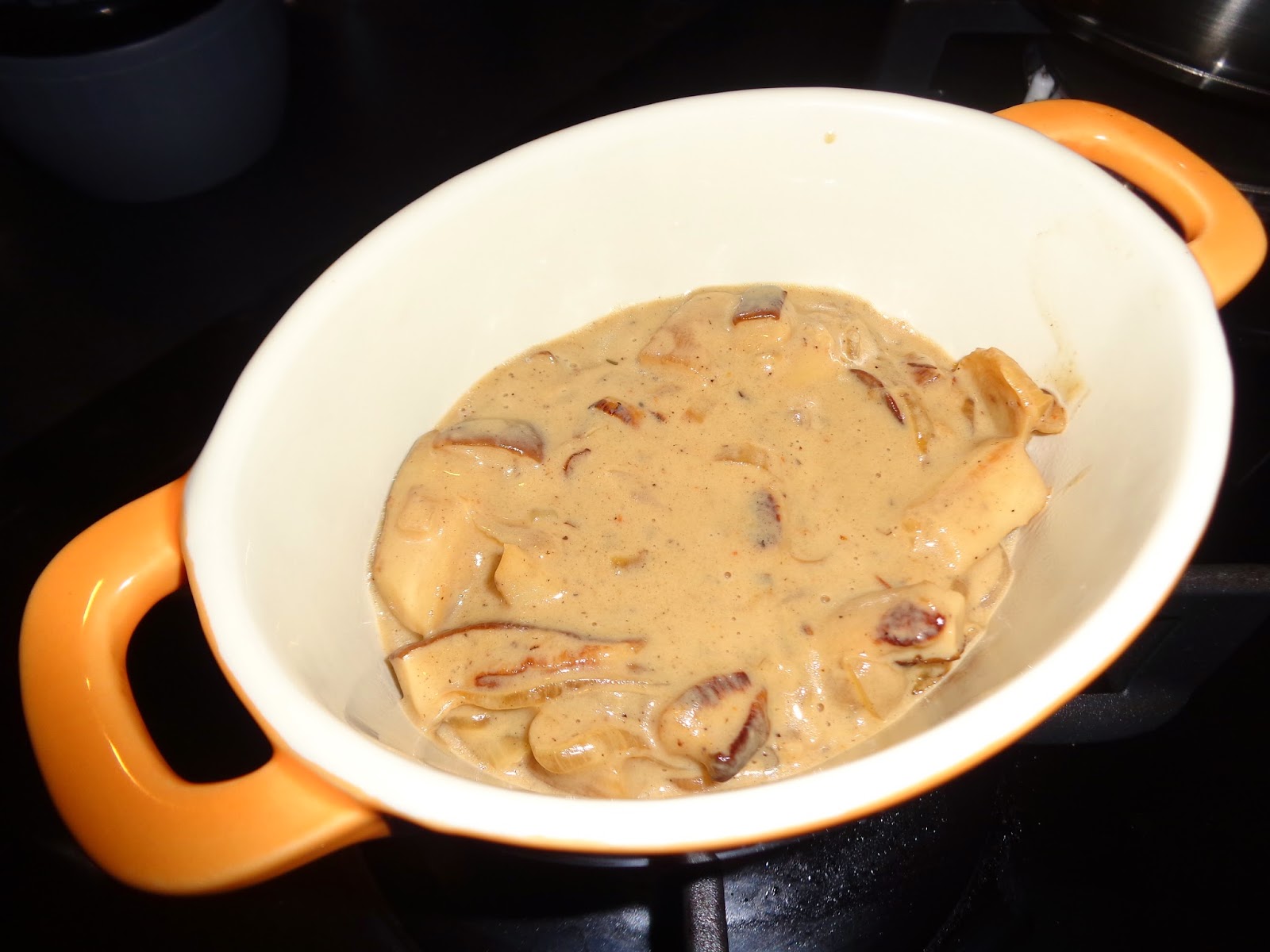 La tambouille de la Petite Mu La Sauce Forestière aux Cèpes de la