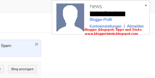 Profil aktivieren, Profilbild hochladen und Profildaten bei Blogspot bearbeiten