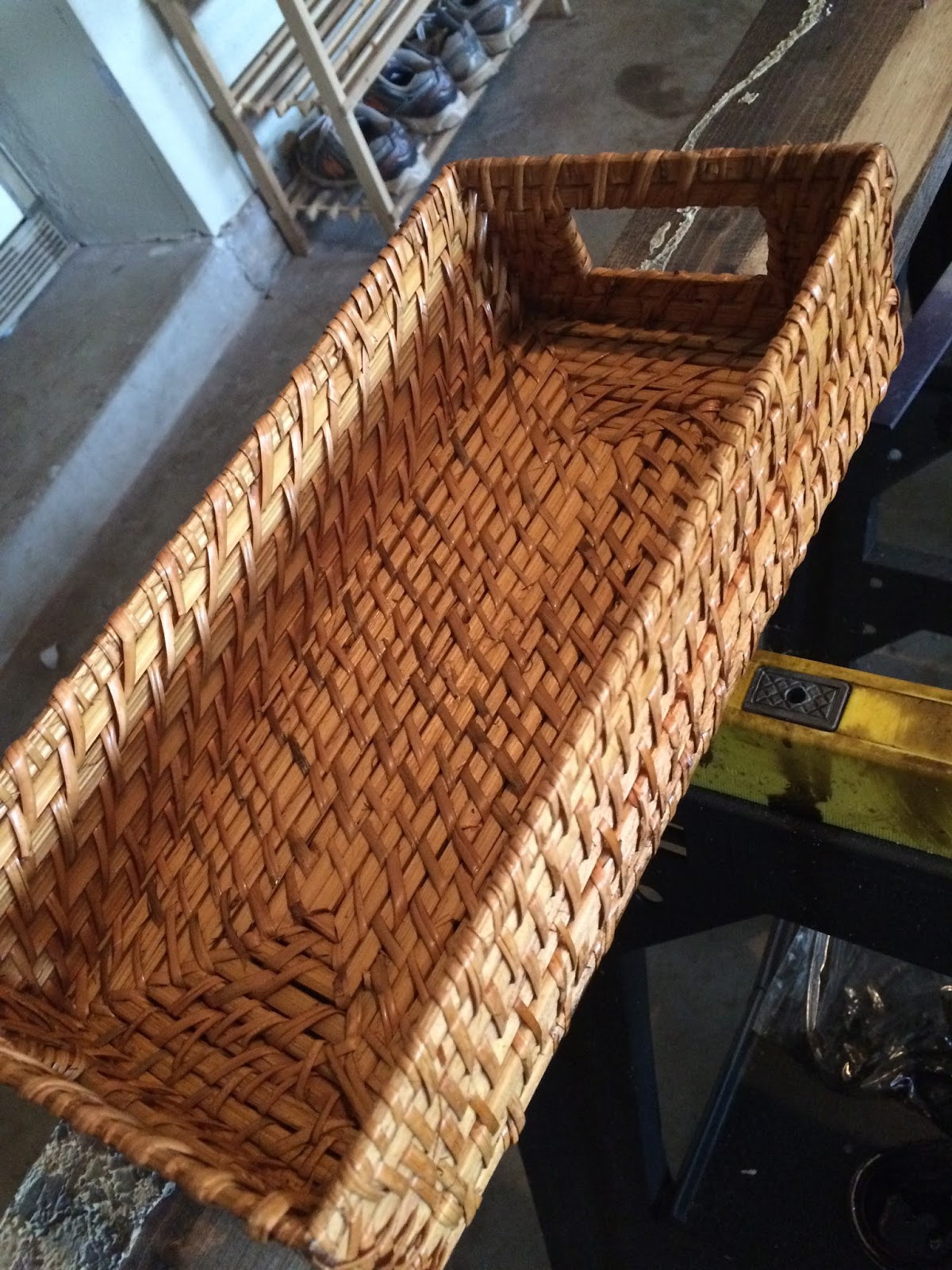 How To Update A Wicker Basket With Stain