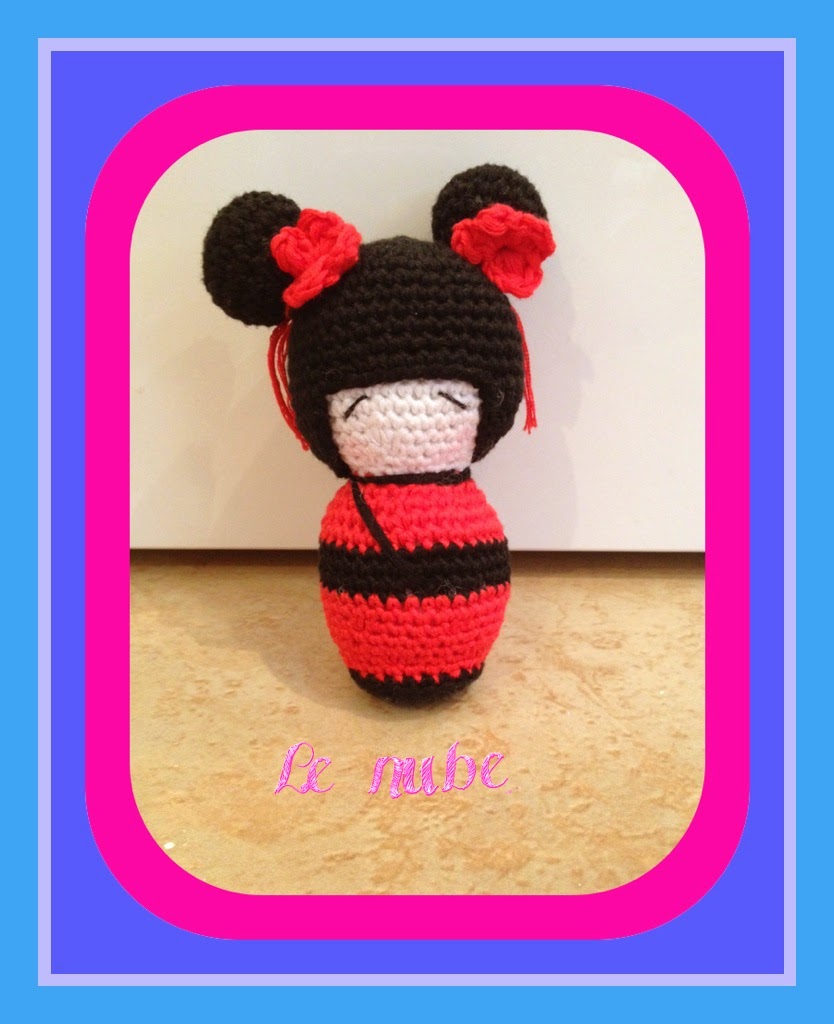 Lenube: Patron Kokeshi amigurumi