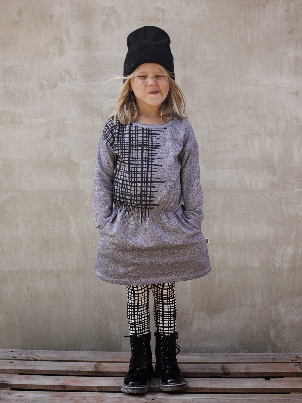 Mainio Clothing AW14/15 Girls' monochrome look by Mainio Clothing for autumn 2014 collection