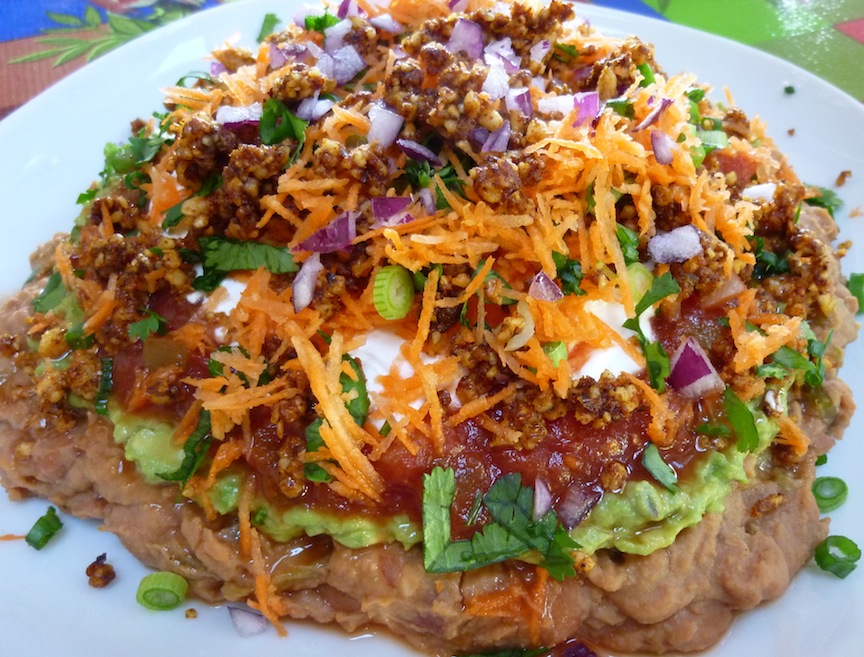 Foods For Long Life Healthy Vegan And Gluten Free 7 Layer Bean Dip