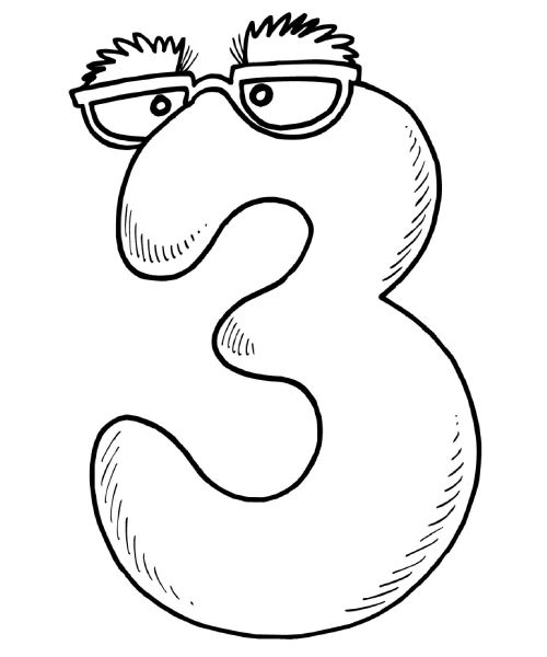 desenho do número 7 desenhos para colorir desenhos para pintar e
