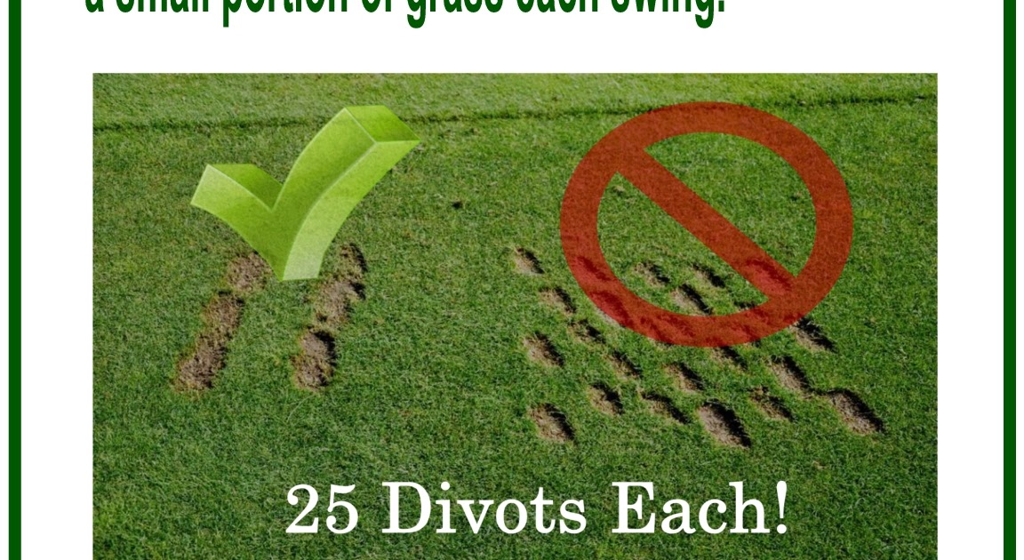 My Time at Stone Creek Golf Club Driving Range Divot Signs
