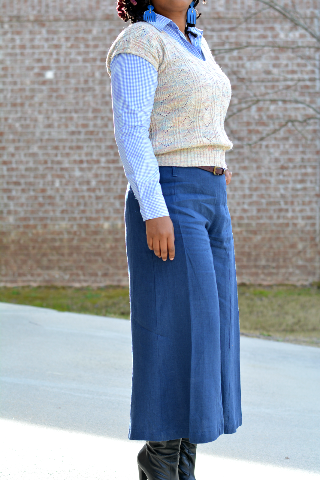 dressing chic with thrift store clothes