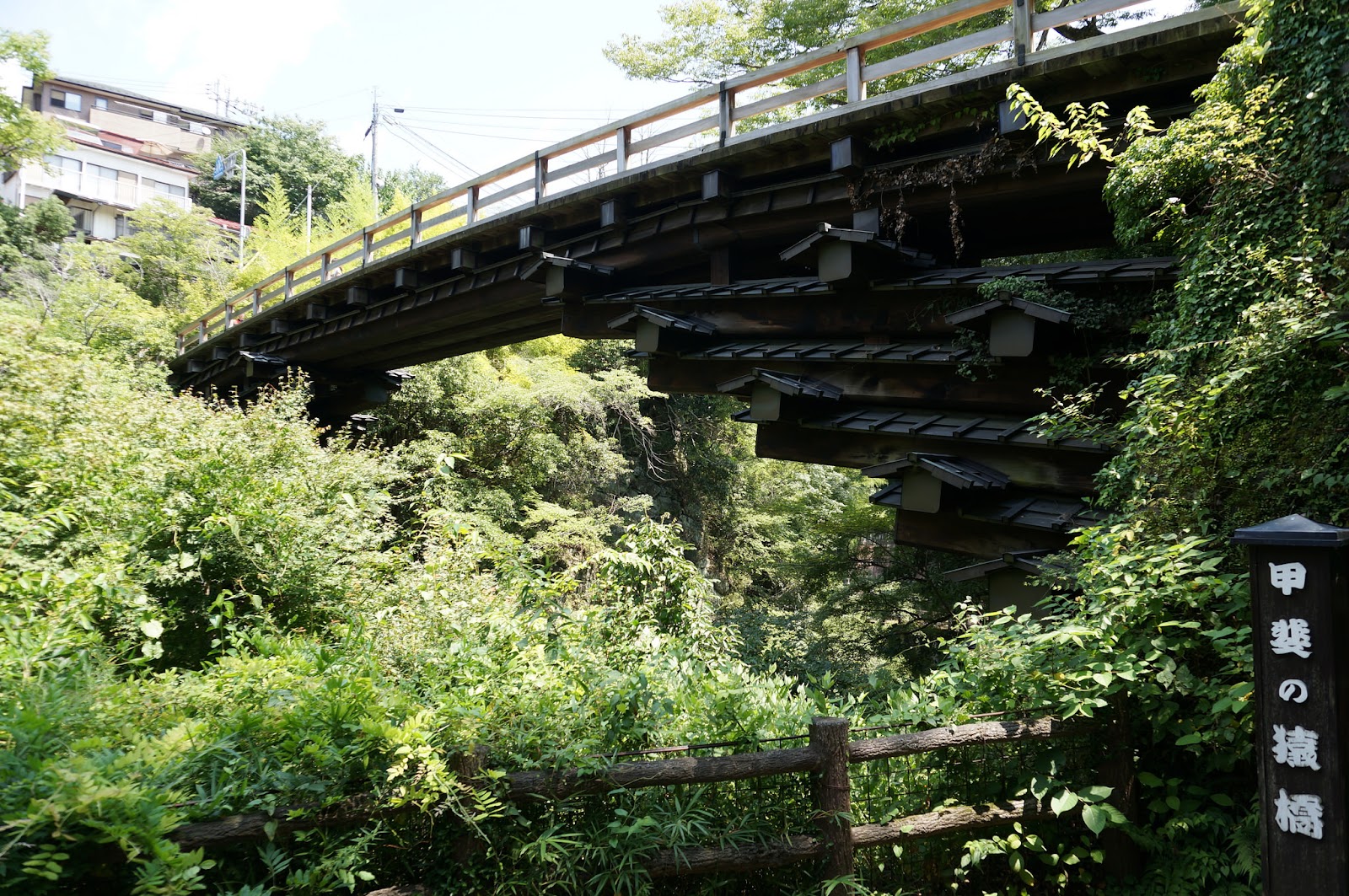 日本三奇橋 猿橋 (SaruHashi Bridge, One of Three Major Strange Bridge in Japan