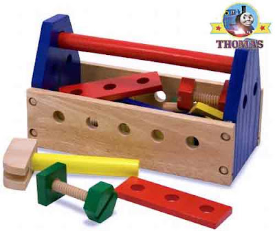 Melissa & Doug Wooden Take along Tool Kit creative constructive learning fun for Toddlers