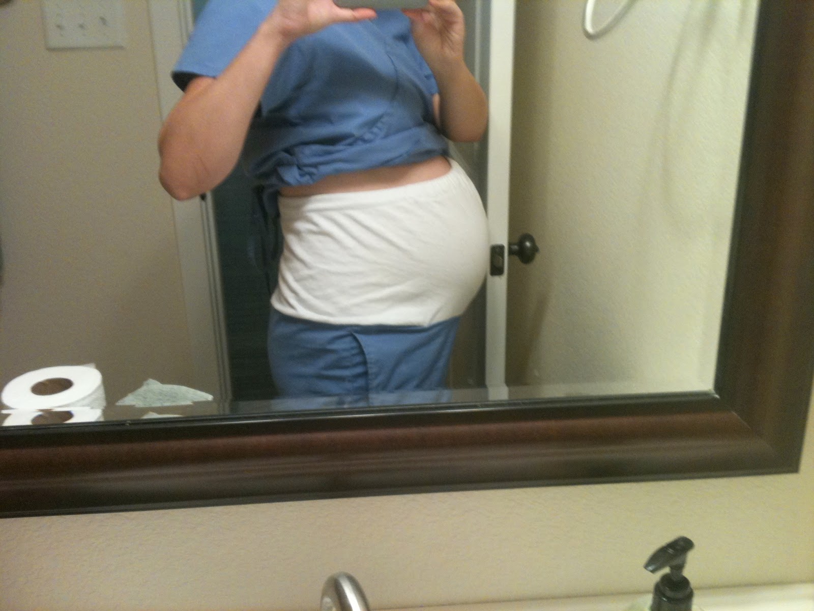 Crafts by Abby Need to Turn Your Scrub Pants into Maternity Pants? A