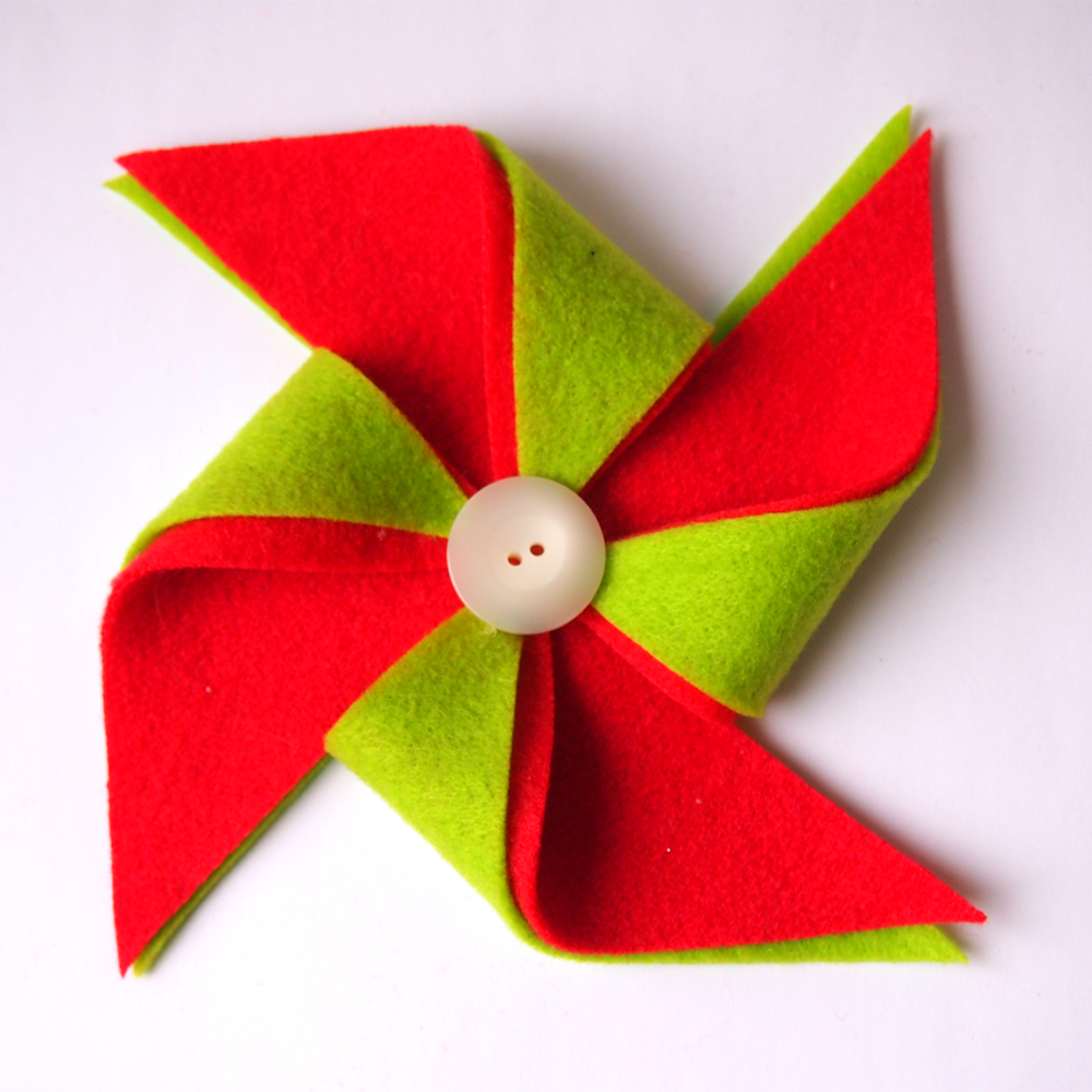 Until Wednesday Calls How To Felt PIn Wheel Wreath