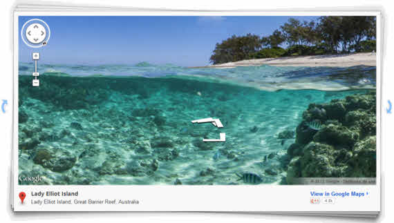 Google Maps ya muestra imágenes submarinas Google Maps y el fondo del mar