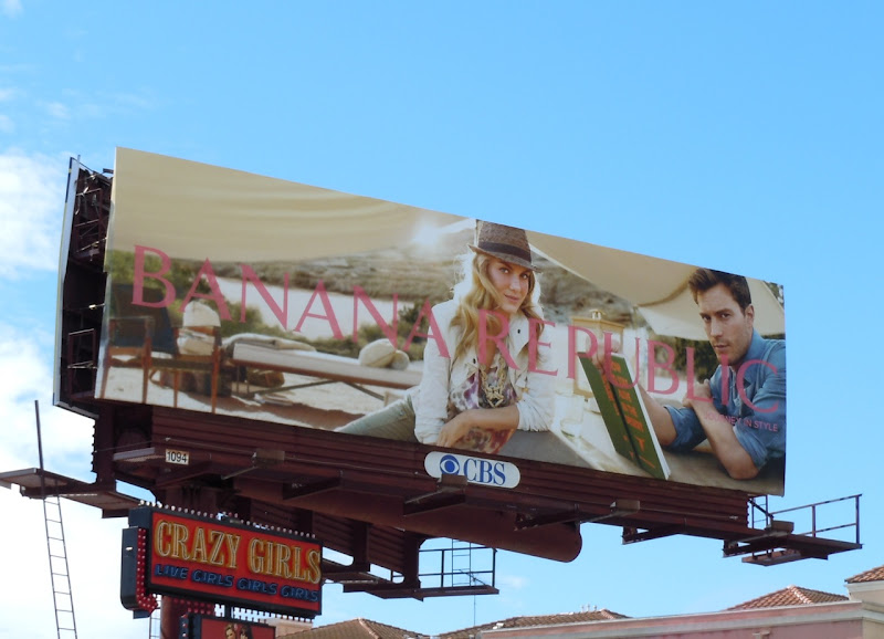 Banana Republic Journey in Style billboard