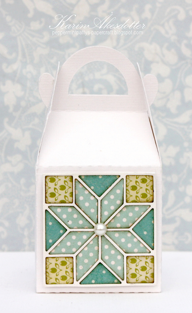 Peppermint Patty's Papercraft Quilt Gift Box