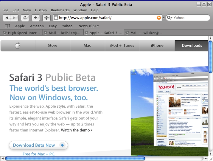 download apple safari for window 7