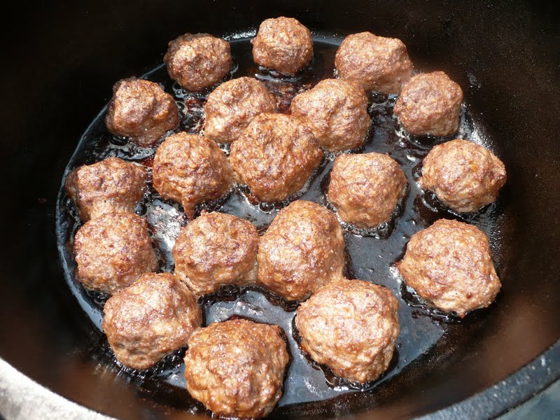 Everyday Dutch Oven French Fried Onion Meatballs