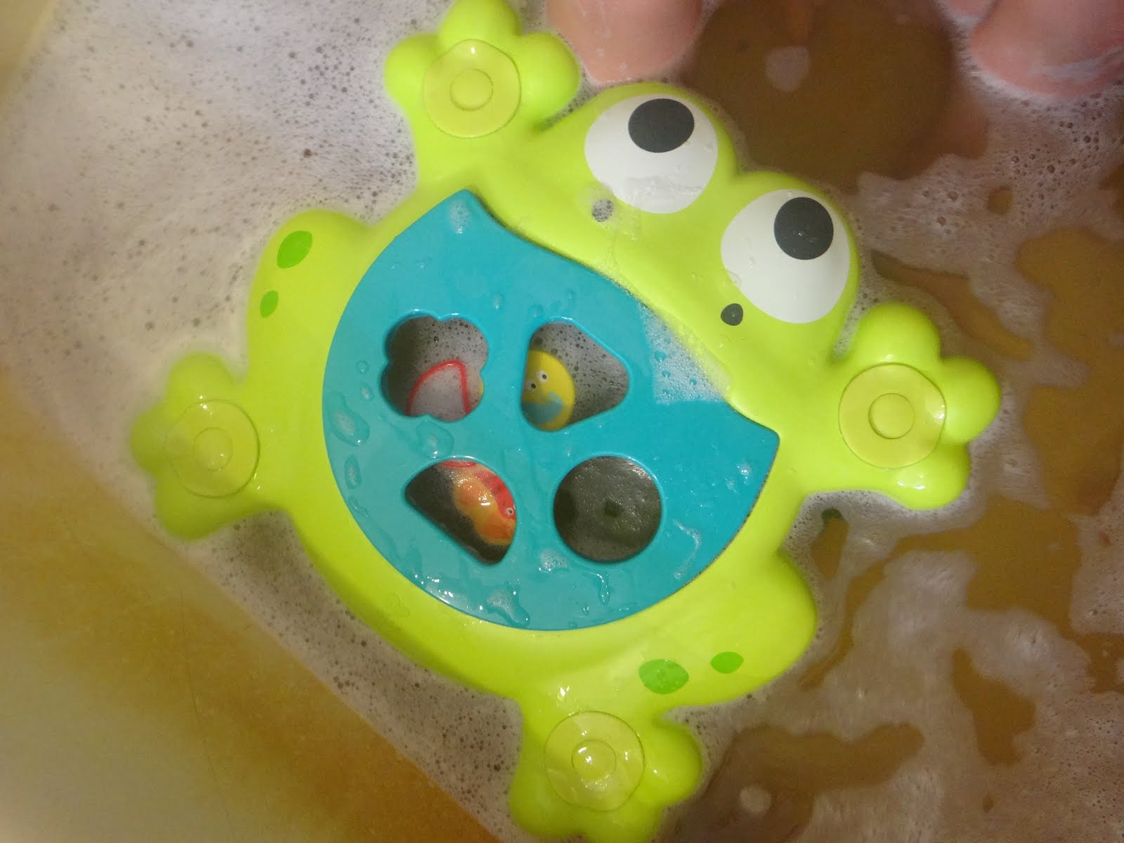 feed me bath frog