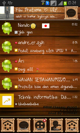 Kumpulan BBM Mod Terbaru v2.5.0.32 Kumpulan BBM Mod Terbaru v2.5.0.32
