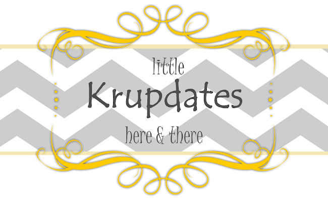 little krupdates here and there