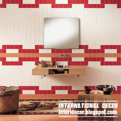 Interior Design 2017 Modern Red Wall Tiles Designs Ideas For Bathroom Modern Red And White Bathroom Tiles Designs Ideas For Wall