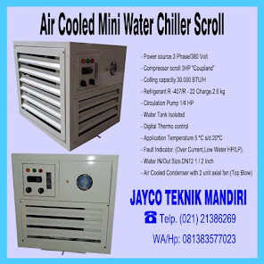 Jual water chiller mini 3pk