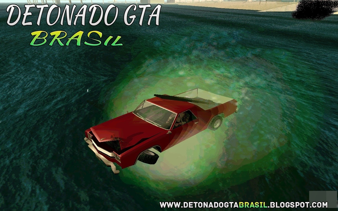 GTA San Andreas - Cadê o Game - Andando de baixo d'água