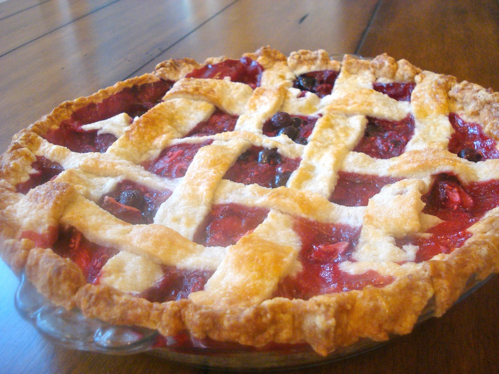 Teenie Baker Triple Berry Pie