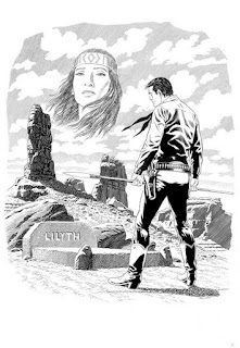 Tex Willer, por Fabio Civitelli Ilustração de Fabio Civitelli para o livro Tex Willer - A história de minha vida