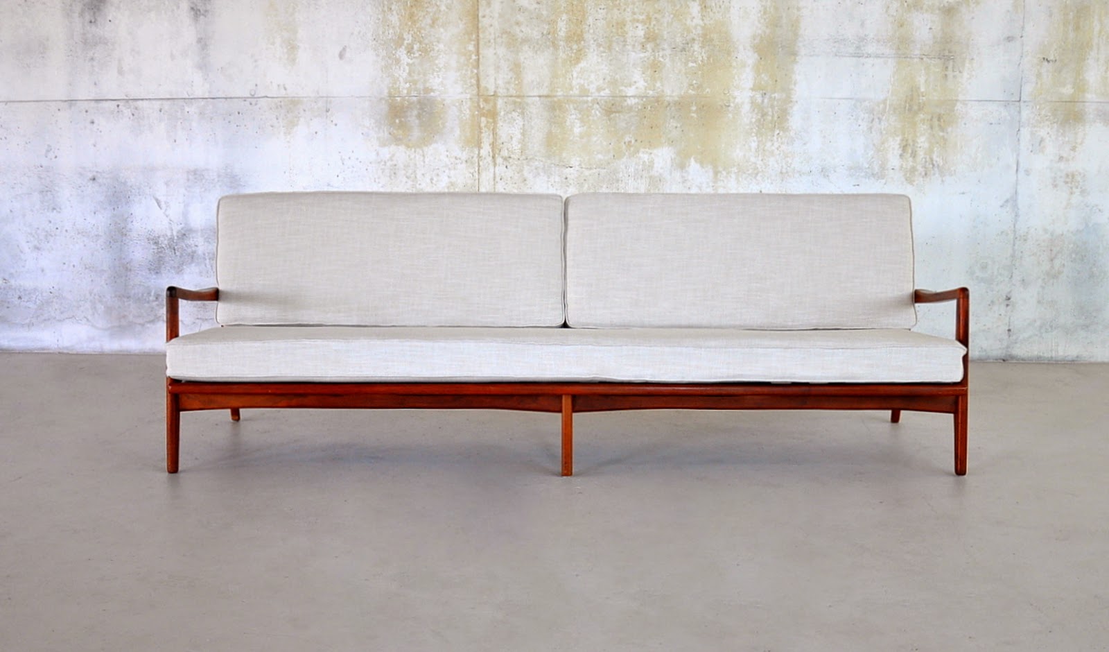SELECT MODERN Danish Modern Teak 4 Seater Sofa